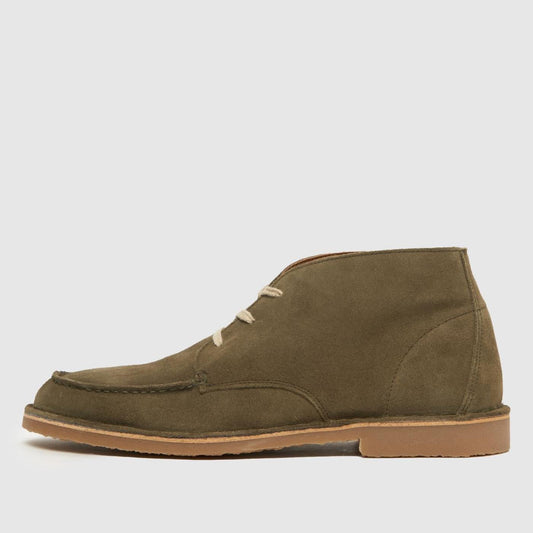 Dexter Suede Apron in Khaki